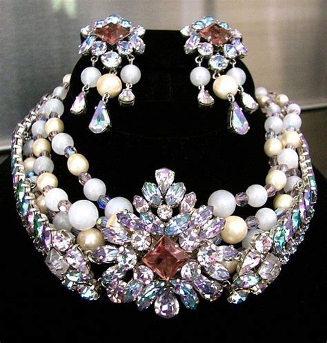 dior vintage parure|antique christian dior jewelry.